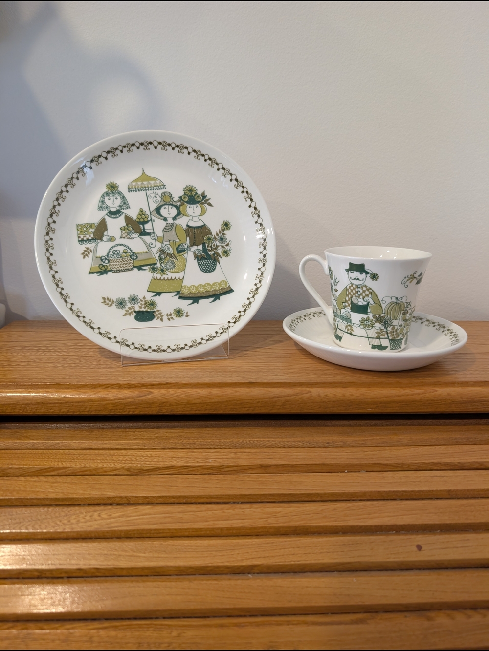 🌿 Vintage Figgjo “Market” by Turi Design — Made in Norway